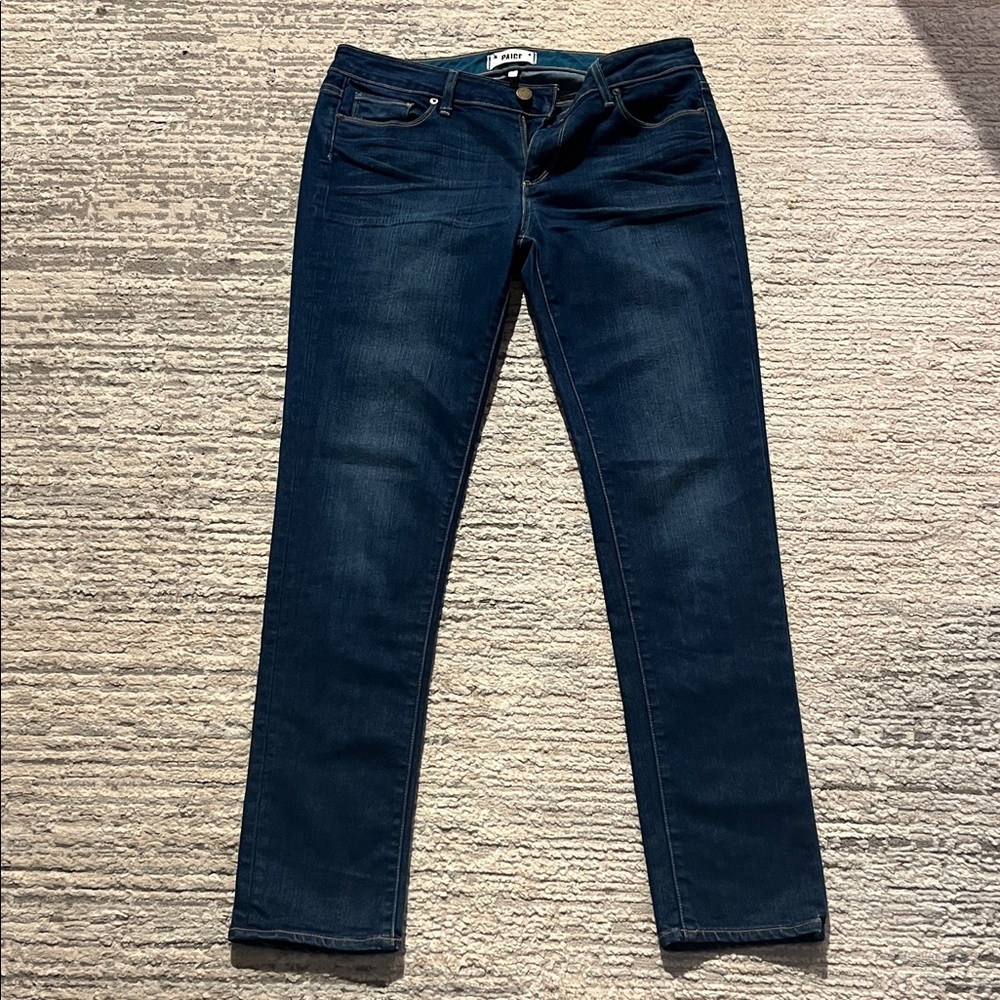 PAIGE Midnight Blue Skinny Jeans